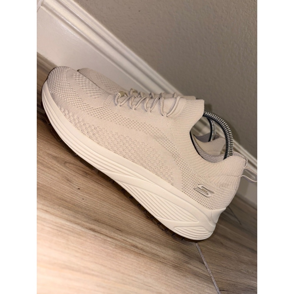 Skechers Bobs Sparrow 2.0 White Women's Size 11 Comfy Stretch Fit Sneakers - Picture 3 of 8